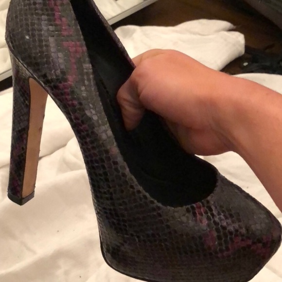 Brian Atwood Snake Skin Platform - Picture 4 of 8